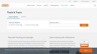 
                            9. Track & Trace - Track your shipment | TNT India - TNT Express