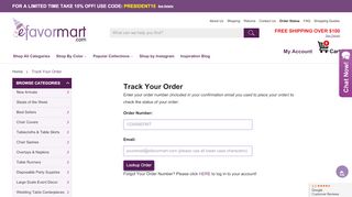 
                            3. Track Your Order - eFavormart.com