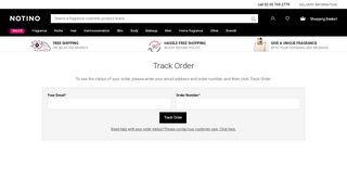 
                            6. Track Your Order | notino.co.uk