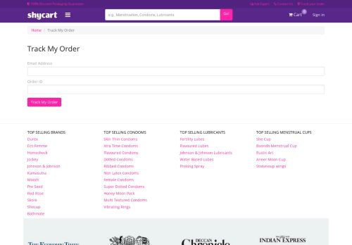 
                            4. Track Your Order | shycart