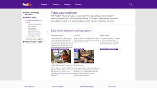 
                            10. Track your shipment - FedEx