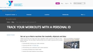 
                            6. Track your workouts with a personal ID | YMCA Twin Cities