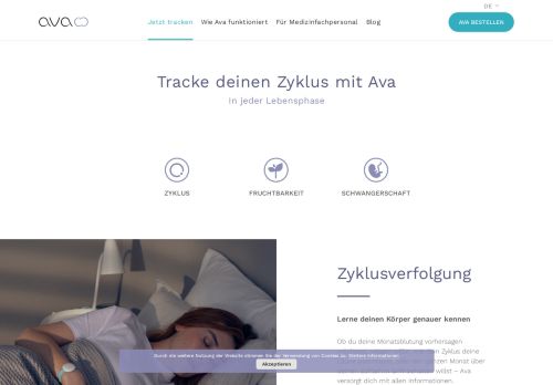 
                            1. Tracke deinen Zyklus mit Ava