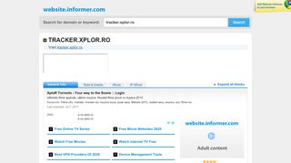 
                            4. tracker.xplor.ro at WI. XploR Torrents - Your way to the Scene :: Login