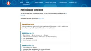 
                            2. Tracking app - Installation - MobileRecorder24