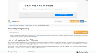 
                            13. Tracking packages from AliExpress on PackageRadar ...