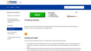
                            5. Tracking Status – Hilfe - 17track