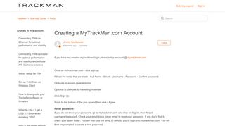 
                            13. TrackMan Login – TrackMan