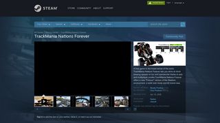 
                            5. TrackMania Nations Forever on Steam