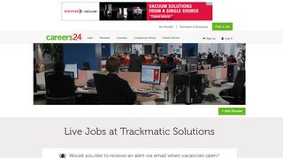 
                            12. Trackmatic Solutions Jobs and Vacancies - Careers24