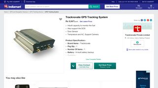 
                            6. Tracknovate GPS Tracking System, Global Positioning System ...