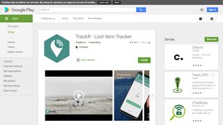 
                            4. TrackR - Lost Item Tracker – Apps no Google Play