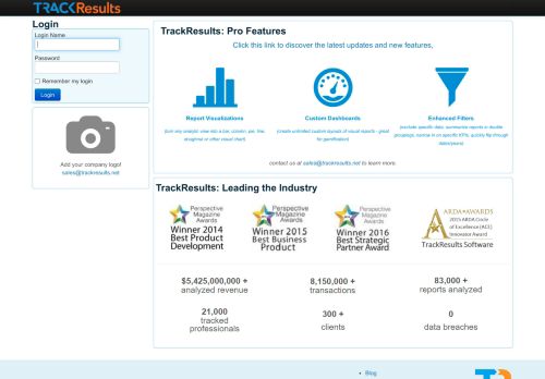 
                            1. TrackResults Login