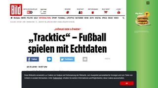 
                            12. „Tracktics“ bei „Höhle der Löwen“: Fußball spielen mit Echtdaten - TV ...