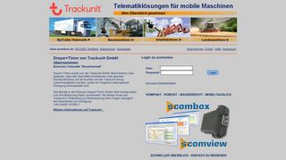 
                            2. Trackunit scombox scomview Telematik für mobile Maschinen