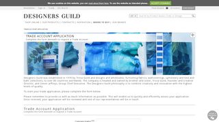 
                            4. Trade Account Application - Designers Guild