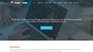 
                            8. Trade by Trade | The Perfect Cryptocurrency Trading Platform