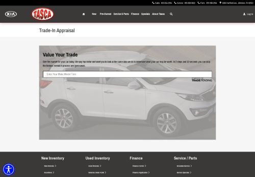 
                            13. Trade-In Appraisal | Tasca Kia of Johnston RI