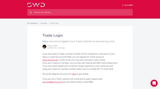 
                            12. Trade Login | SWD Help Center