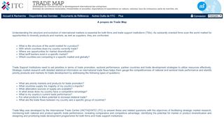 
                            3. Trade Map - About Trade Map