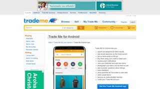 
                            5. Trade Me for Android | Trade Me