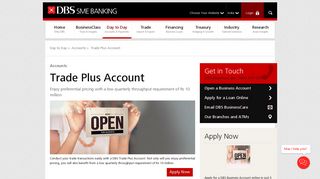 
                            11. Trade Plus Account, Business Banking | DBS SME Banking India