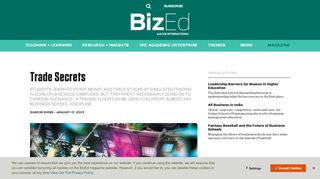 
                            11. Trade Secrets | BizEd Magazine