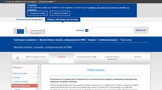 
                            3. Trade secrets | Marché intérieur, industrie, entrepreneuriat et PME