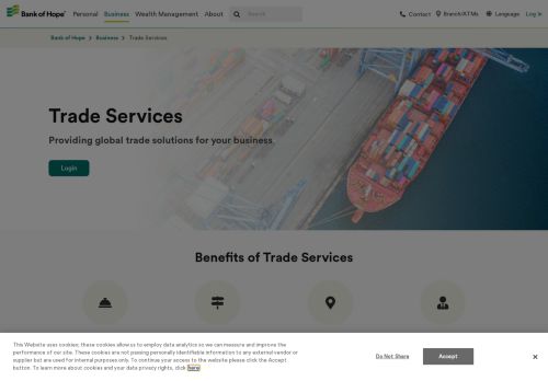 
                            9. Trade Services › Bank of Hope