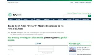 
                            11. Trade Tech Adds “Instant” Marine Insurance to Its AMS Solution | JOC ...