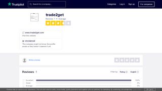 
                            2. trade2get Reviews | Read Customer Service Reviews of www ...