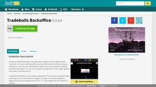 
                            3. Tradebulls Backoffice 0.0.64 Free Download