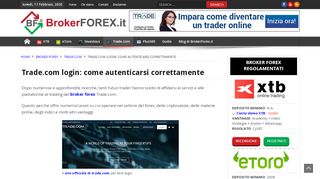 
                            4. Trade.com login: procedura per autenticarsi correttamente ...