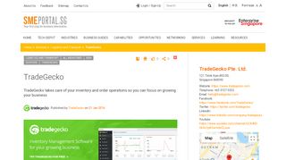 
                            11. TradeGecko | SME Portal