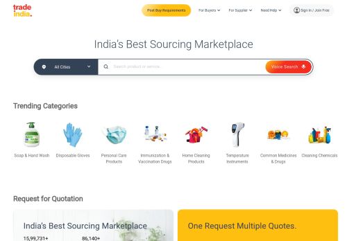 
                            9. TradeIndia - Indian Exporters, Manufacturers, Suppliers Directory, B2B ...