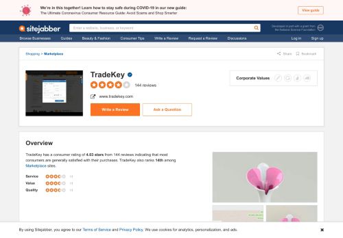 
                            12. TradeKey Reviews - 101 Reviews of Tradekey.com | Sitejabber