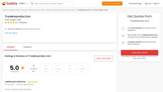 
                            12. TradeKeyIndia.Com in Uttam Nagar, Delhi-110059 | Sulekha Delhi