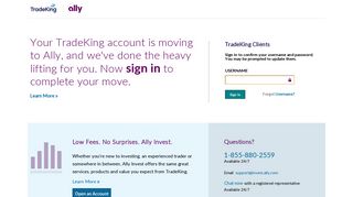 
                            1. TradeKing - Ally Invest