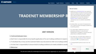 
                            5. TradeNet Membership Rules - ShipServ