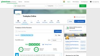 
                            8. Tradeplus Online Reviews | Glassdoor.co.in