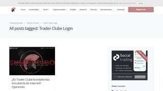 
                            9. Trader Clube Login ESTAFA ALERTA | FORO - Trading Guardian