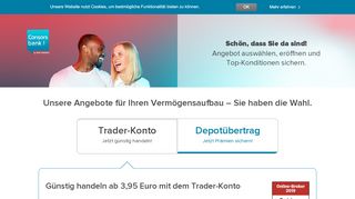 
                            9. Trader-Konto – Online-Trading zu Top-Konditionen - Consorsbank