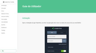 
                            11. Traderline Mobile | Como fazer login pela primeira vez