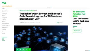 
                            5. Tradeshift's Gert Sylvest and Bancor's Galia Benartzi sign on for TC ...