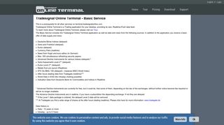 
                            2. Tradesignal Online Terminal