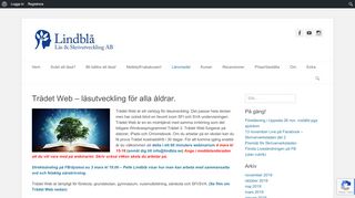 
                            1. Trädet Web - läsutveckling för alla åldrar. - dyslexi.eu