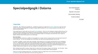 
                            5. Trädet Web - Specialpedagogik i Dalarna