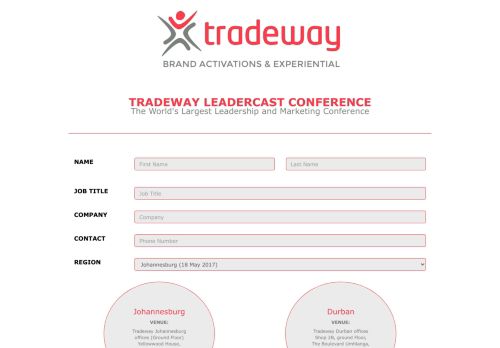 
                            13. Tradeway Registration Page