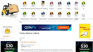 
                            10. Tradex Options | eBook - Best Forex Bonus