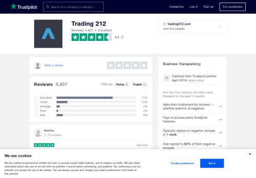 
                            7. Trading 212 Reviews | Read Customer Service Reviews of trading212 ...